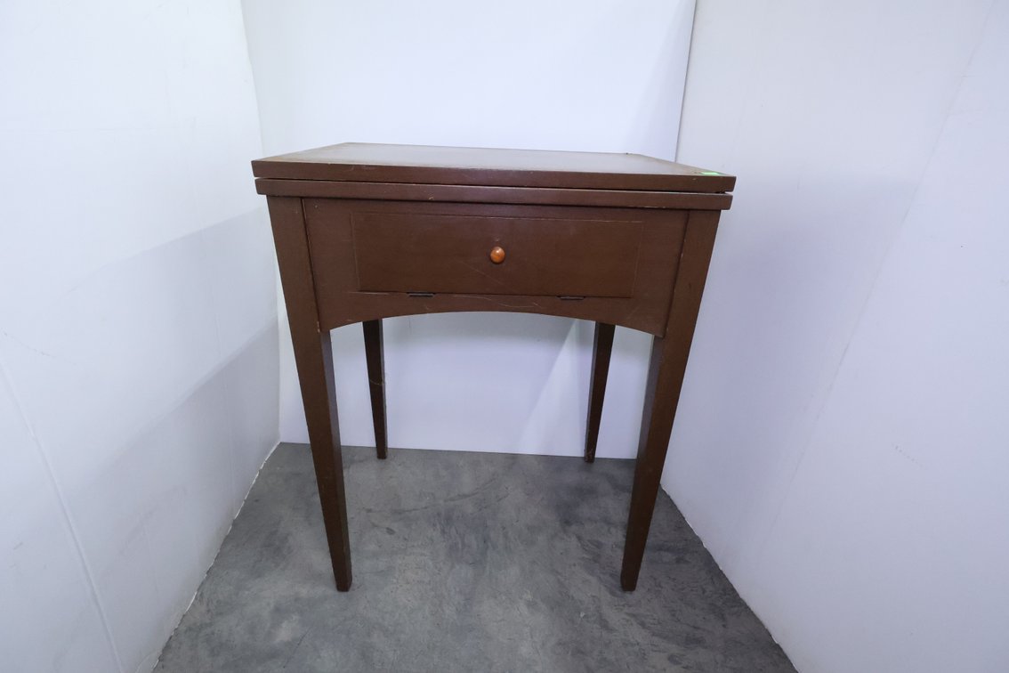 Vintage Sewing Machine Table
