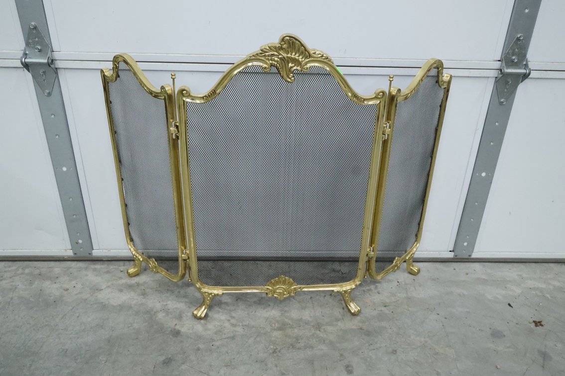 Brass Fireplace Screen