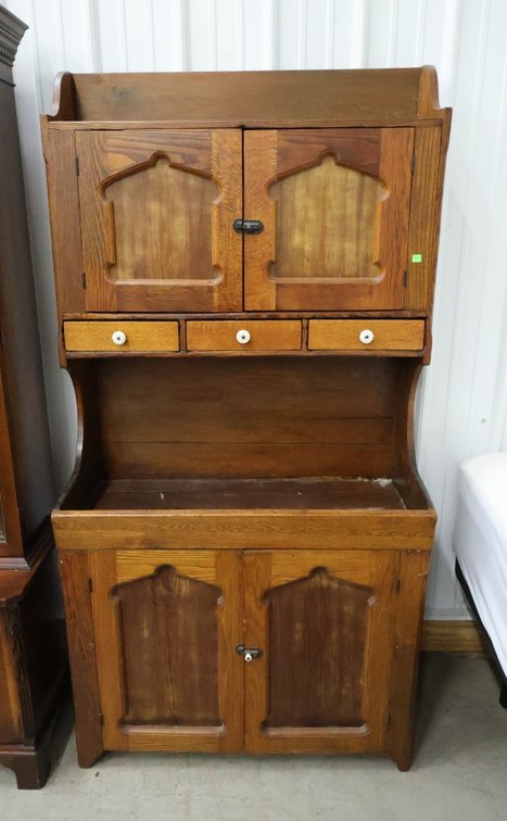 Amish Style Dry Sink Cupboard