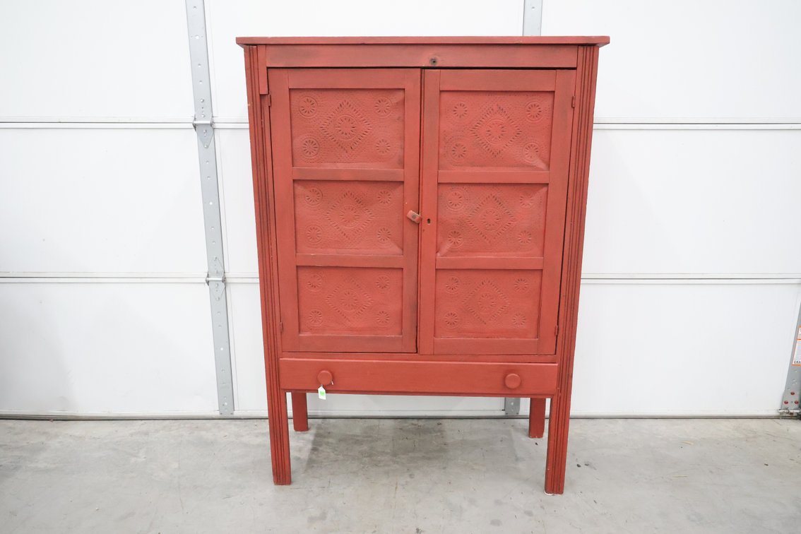 Antique Pie Safe Cabinet