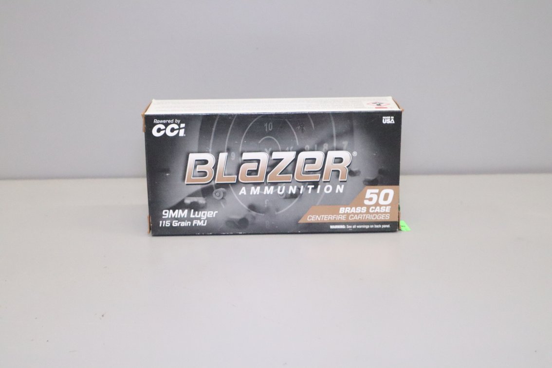 9mm Luger Blazer Brass Ammunition