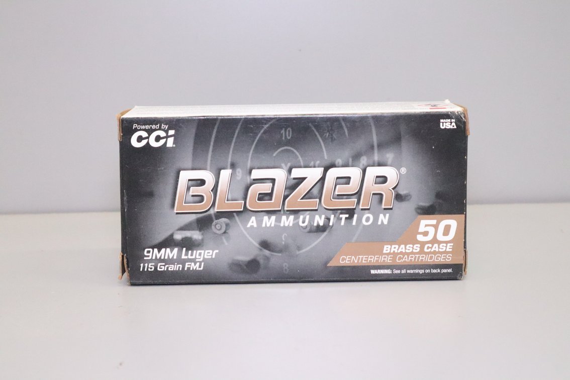 9mm Luger Blazer Ammunition
