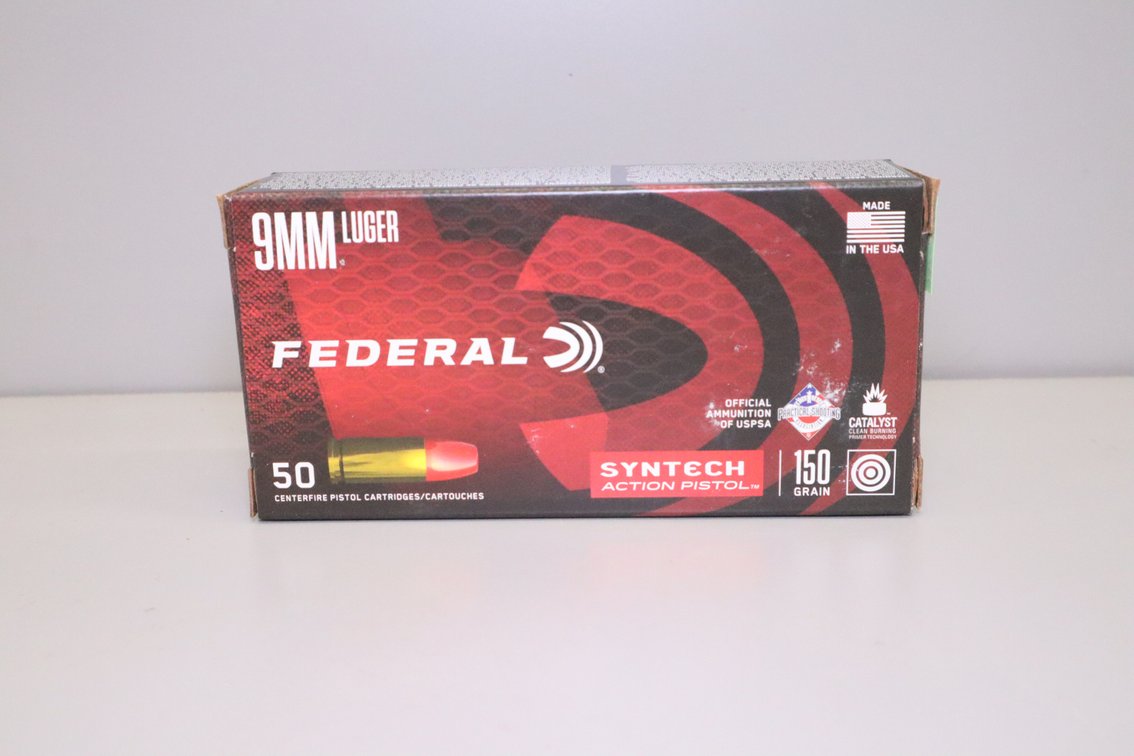 9mm Luger Federal Syntech Action Pistol