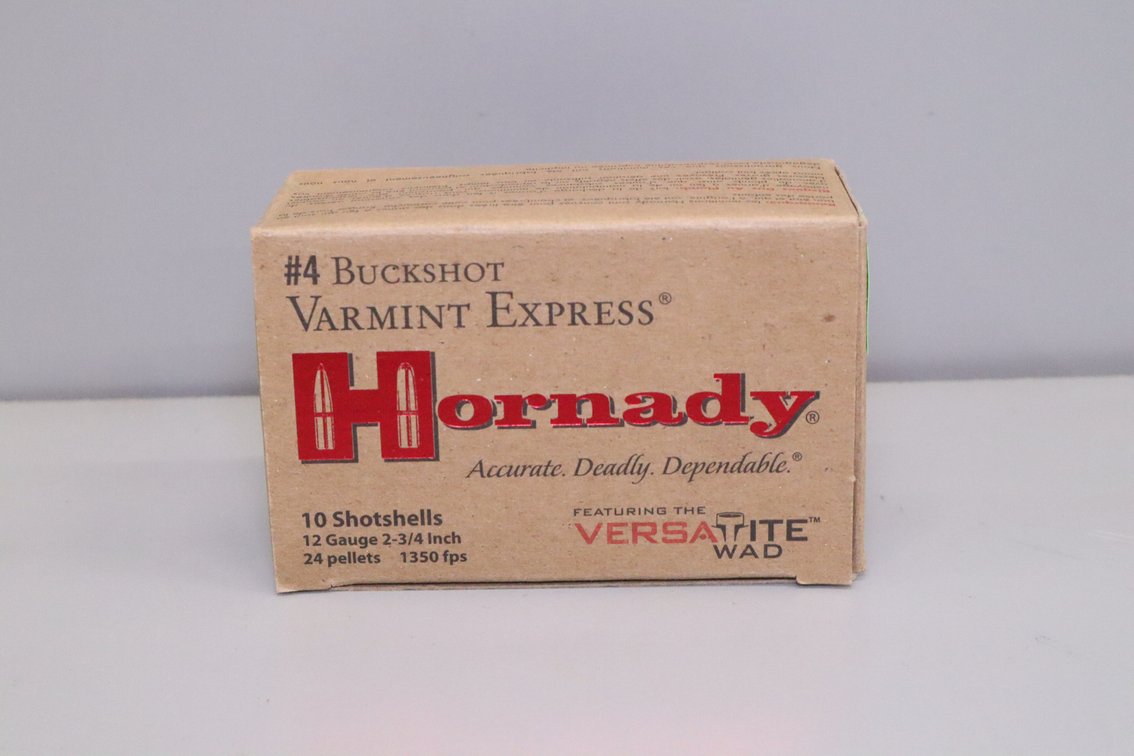 12 Gauge Hornady Varmint Express #4 Buckshot