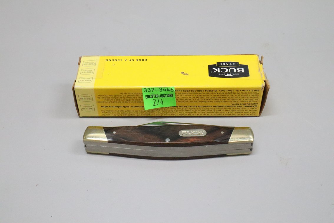 Buck Three-Blade Folding Pocket Knife with Box