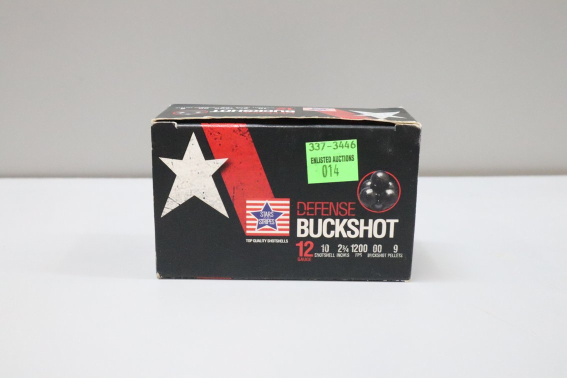 12 Gauge Stars and Stripes Defense Buckshot