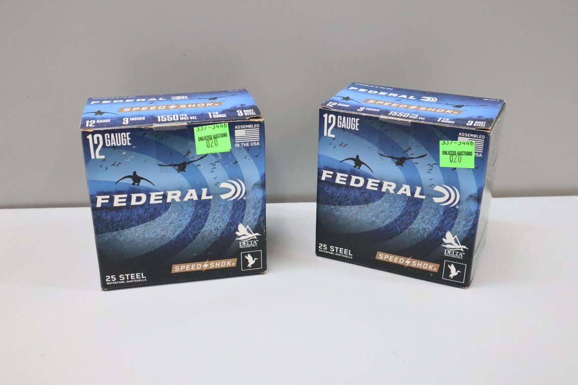 12 Gauge Federal Speed-Shok 3 in. Steel Waterfowl Shotshells