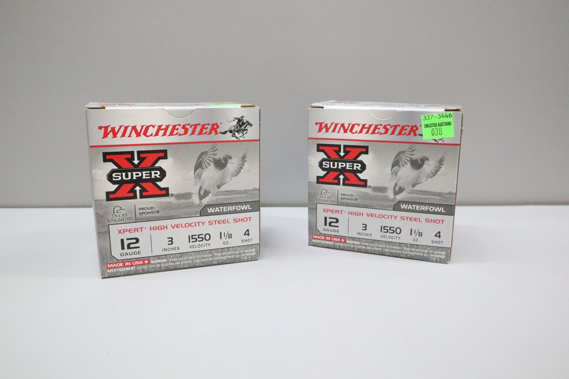 12 Gauge Winchester Super X Xpert High Velocity Steel Shot (2 Boxes)