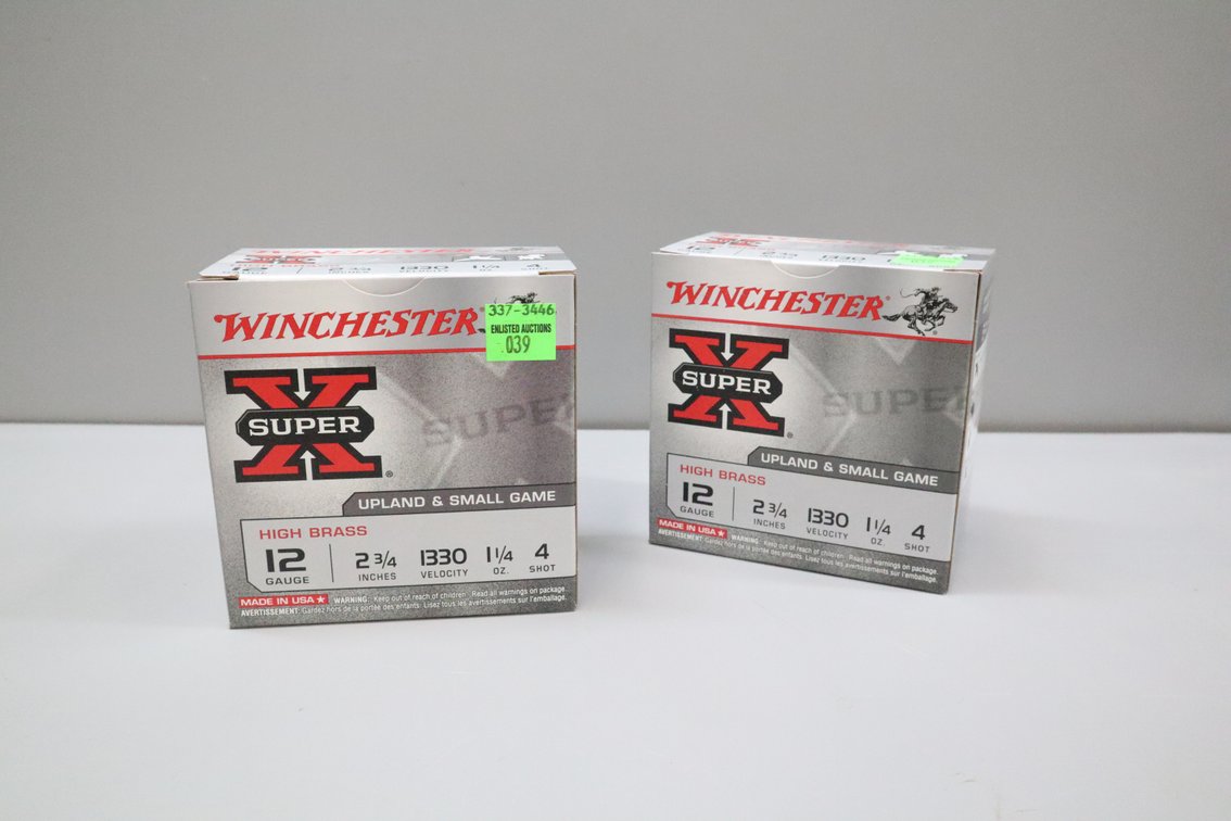 12 Gauge Winchester Super X High Brass (2 Boxes)