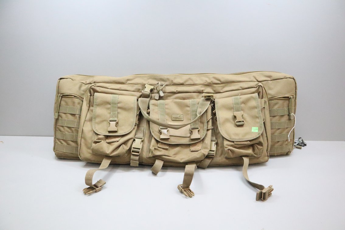 Tan Tactical Double Rifle Soft Case
