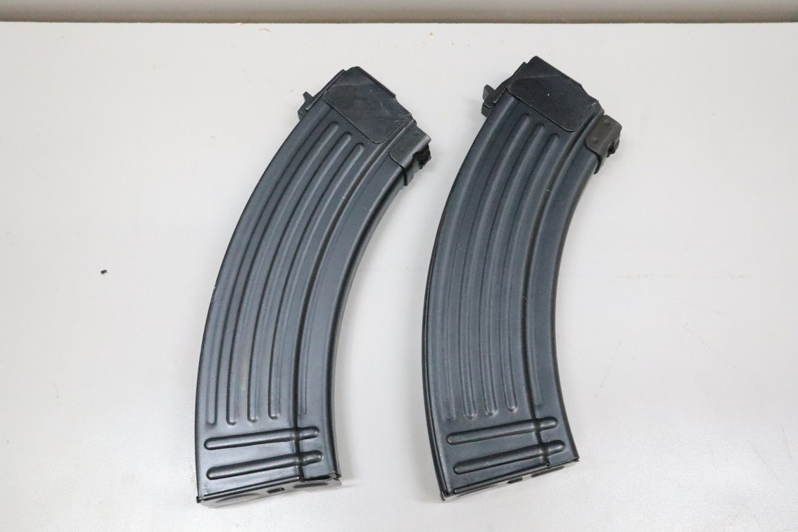 Pair of AK-Pattern Curved Steel Rifle Magazines