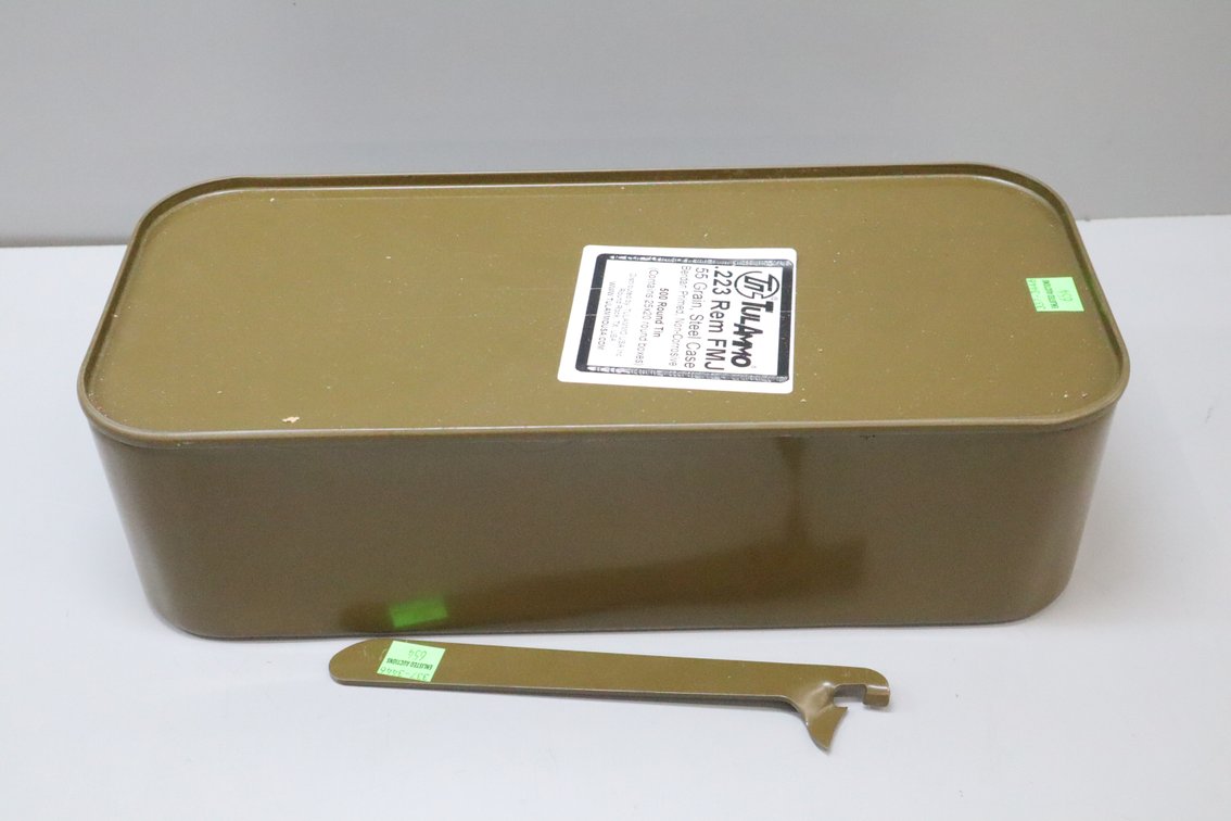 .223 Rem TulAmmo 500-Round Tin