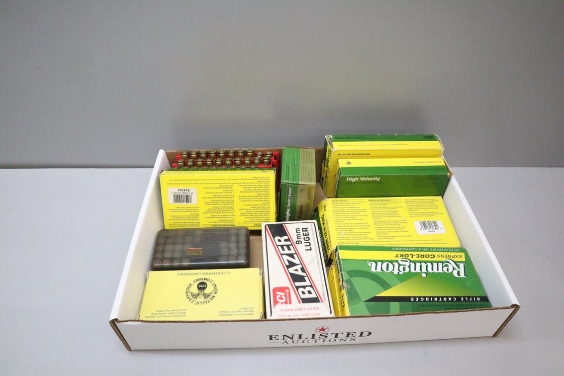 7mm Rem Mag, .243 Win, 9mm Luger, .380 Auto Ammunition
