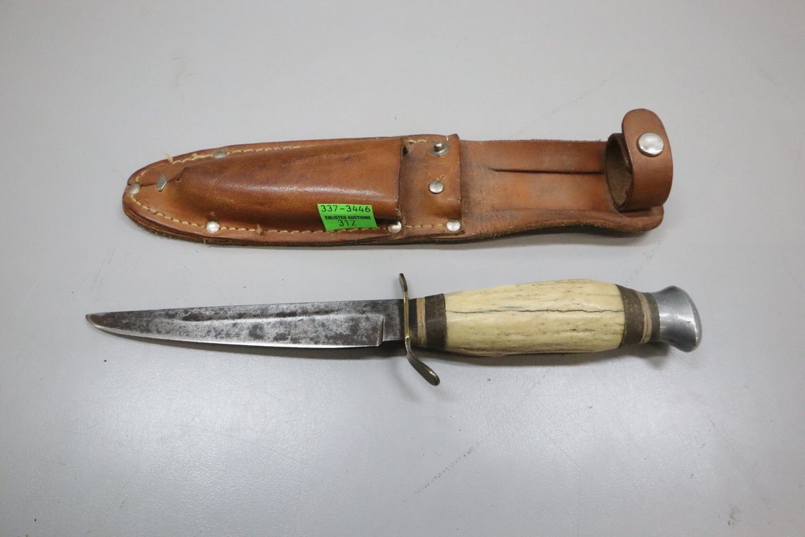 Edge Mark Solingen Fixed-Blade Hunting Knife with Sheath