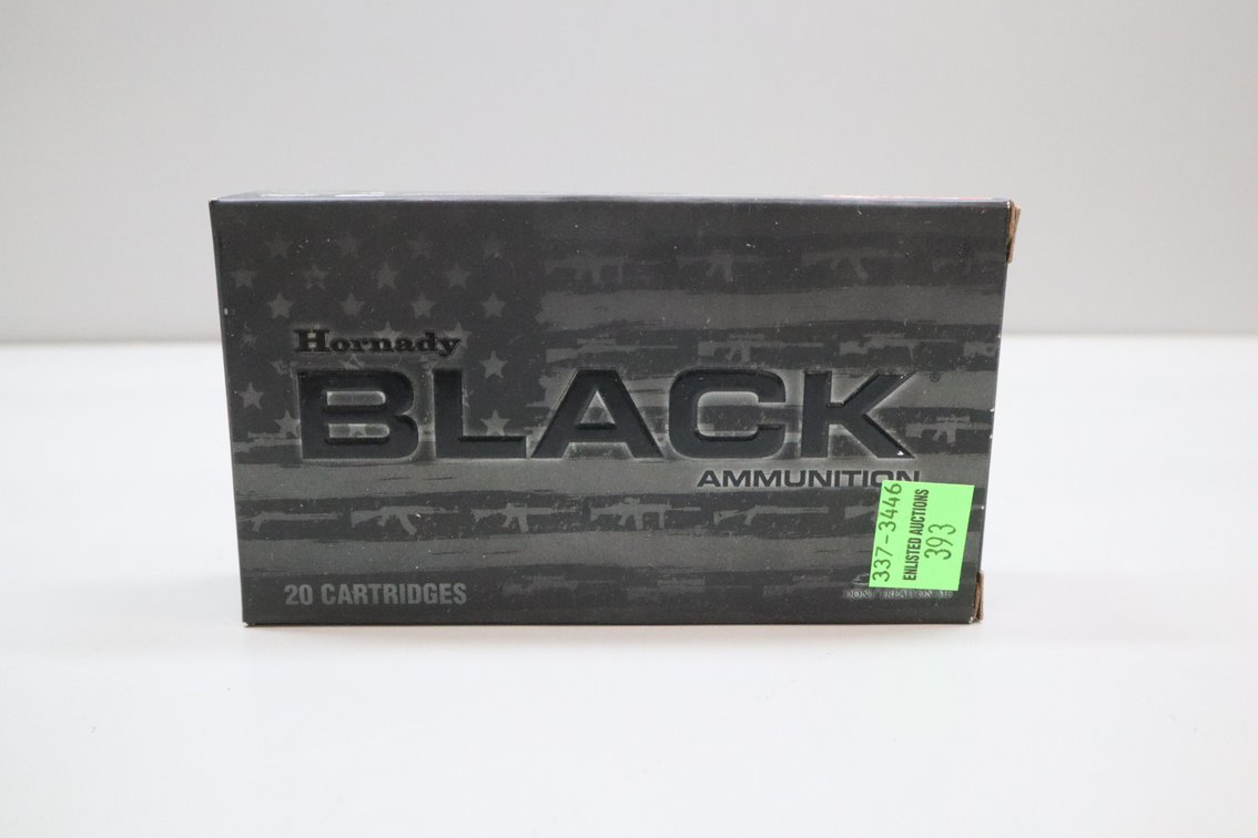 7.62x39 Hornady BLACK