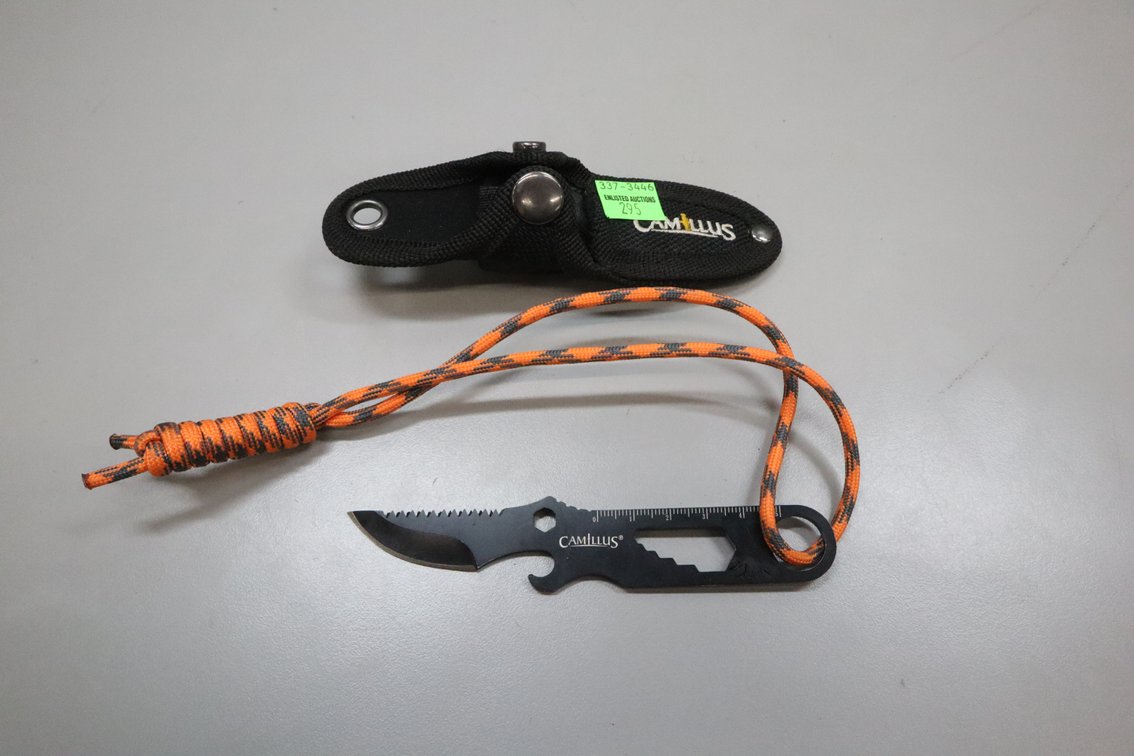 Camillus Multi-Tool Neck Knife with Sheath