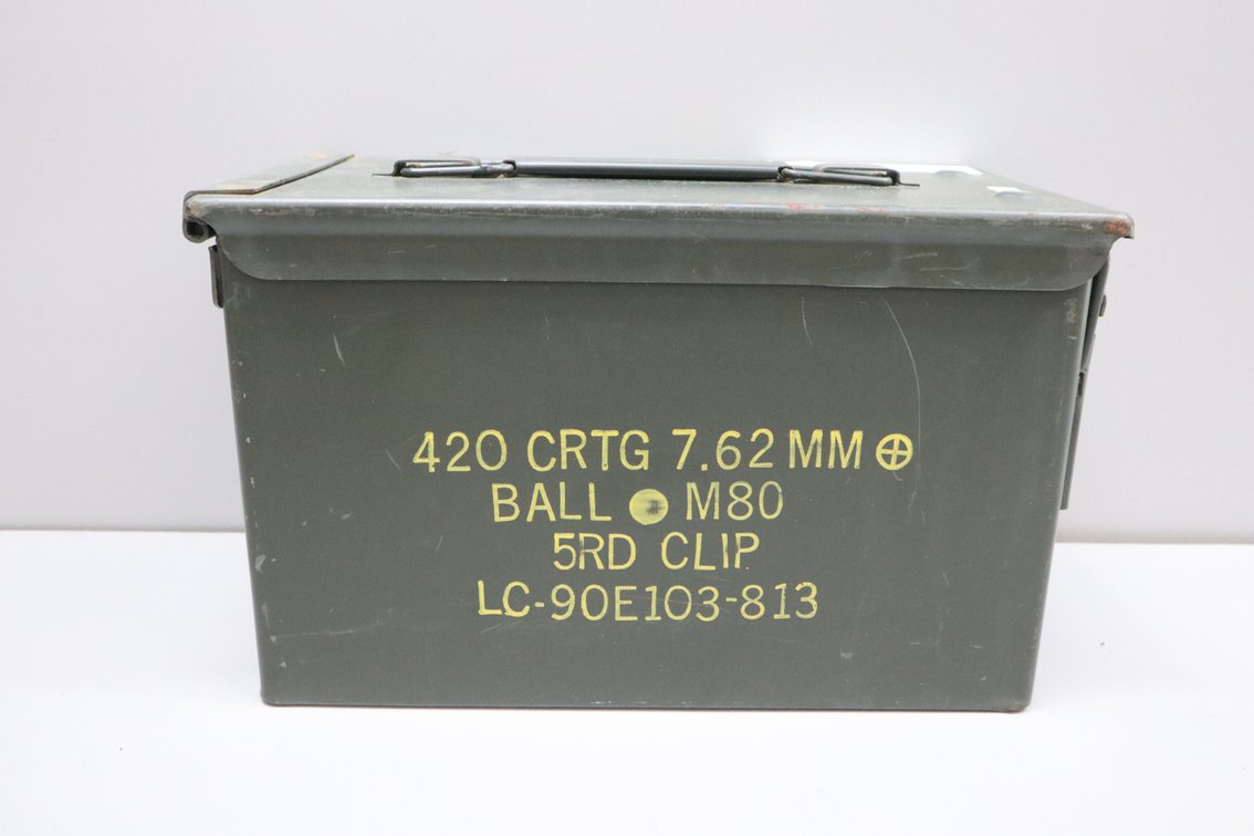 7.62 MM Metal Ammunition Can