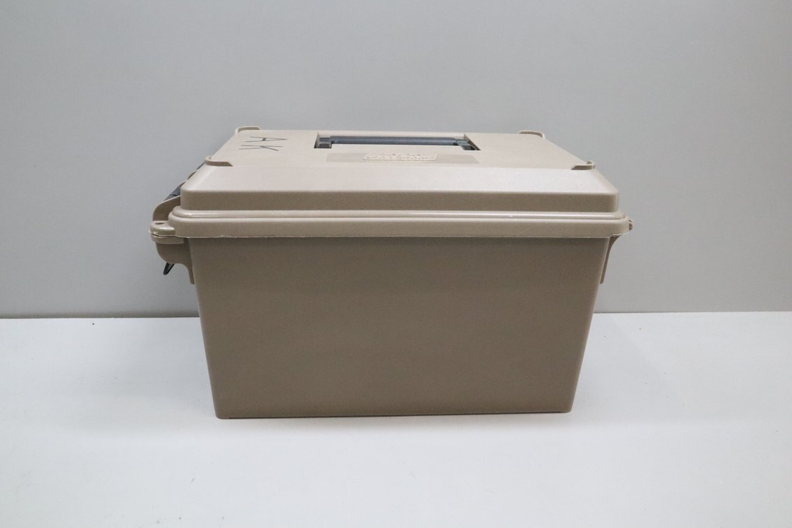 MTM Case-Gard Tan Plastic Ammo Utility Case with Foam Insert