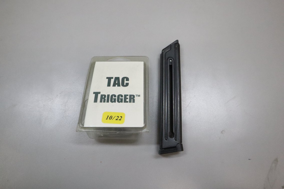 10/22 Trigger Accessory and .22 LR Ruger Pistol Magazine