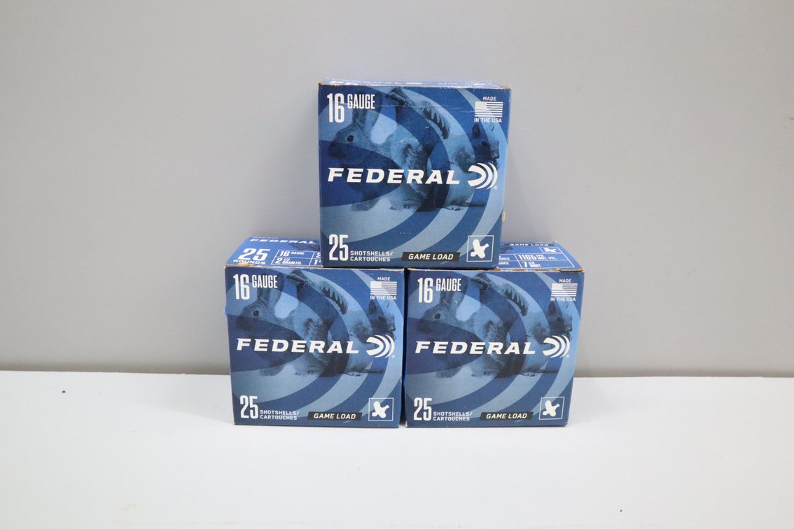 16 Gauge Federal Game Load Shotshells