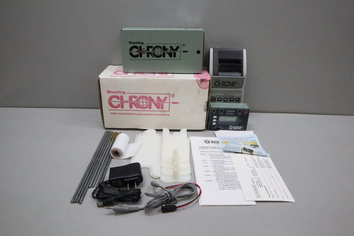 Shooting Chrony Gamma Model Chronograph and Ballistic Printer