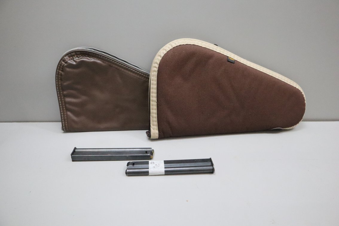(2) HK 270 .22 LR Magazines, Pistol Cases