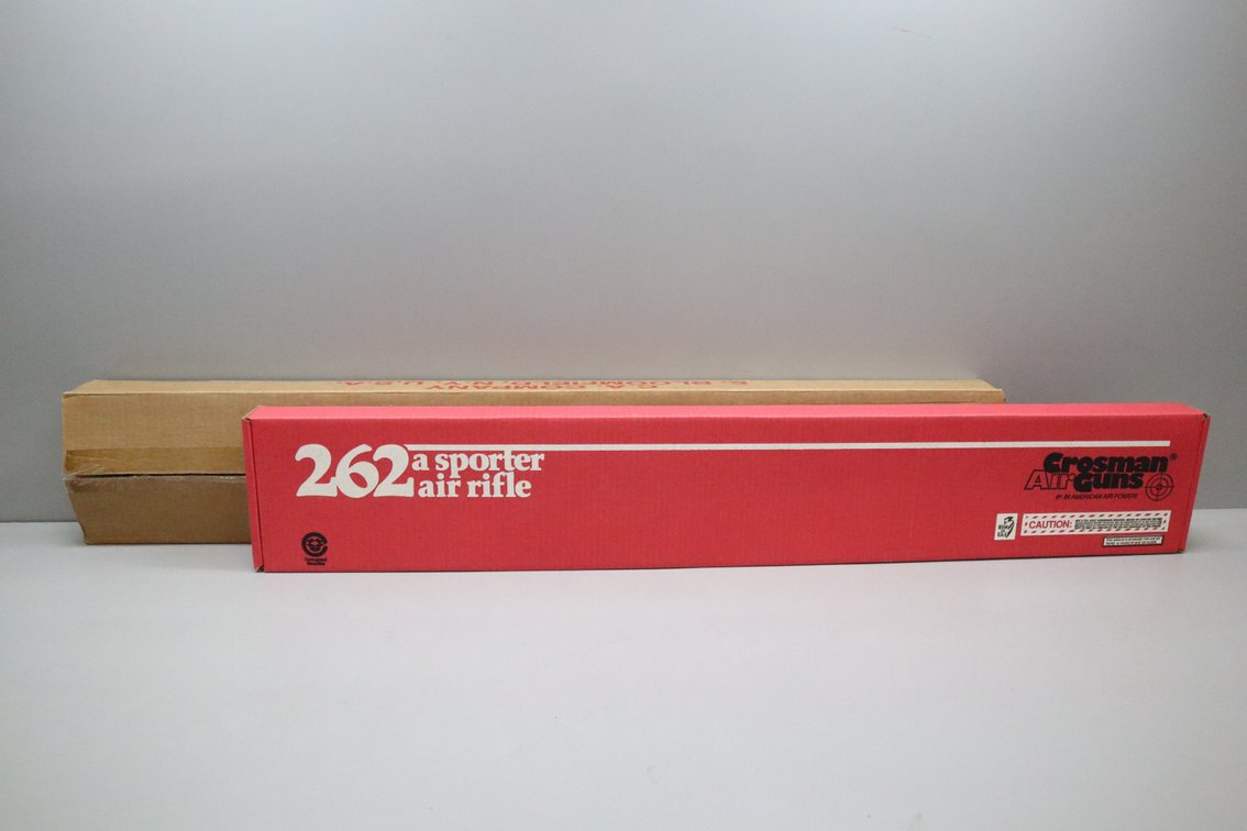 Crosman 262 A Sporter Air Rifle Original Box and Outer Carton