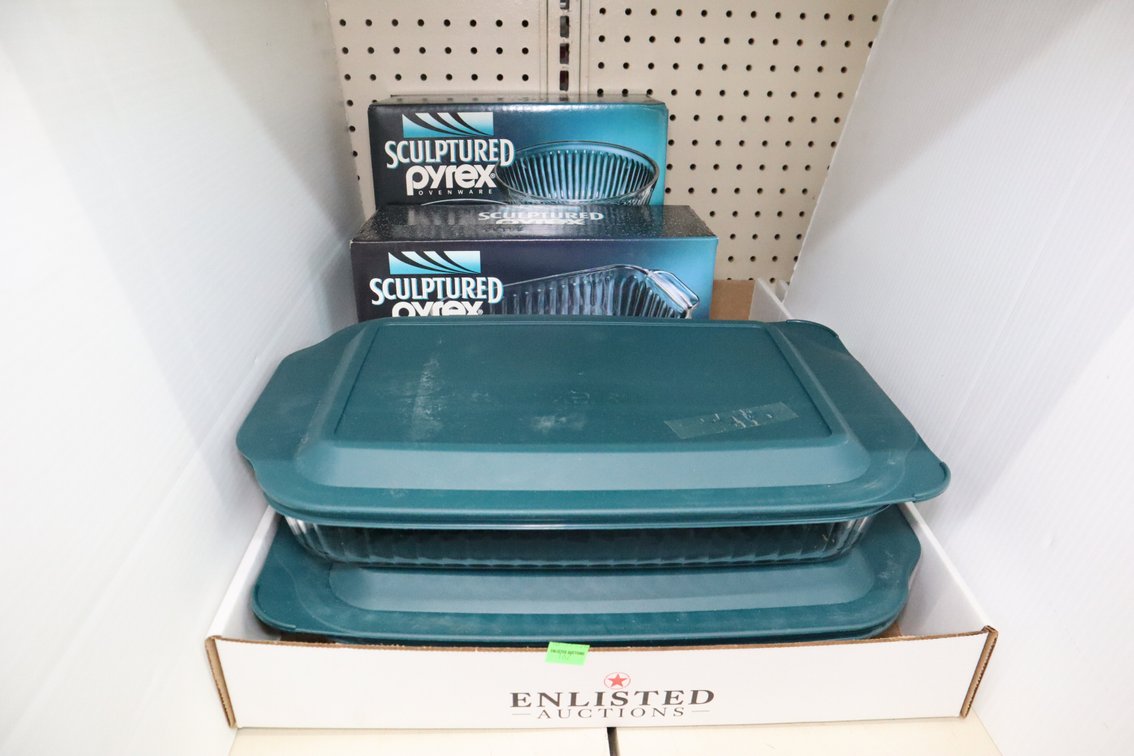 Pyrex 9x13, Loaf Dish, Serving Bowl Set