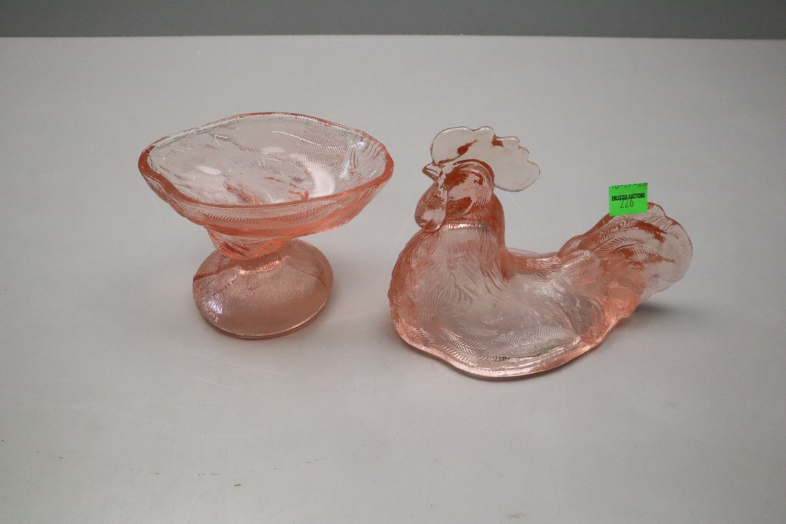 Pink Rooster Dish