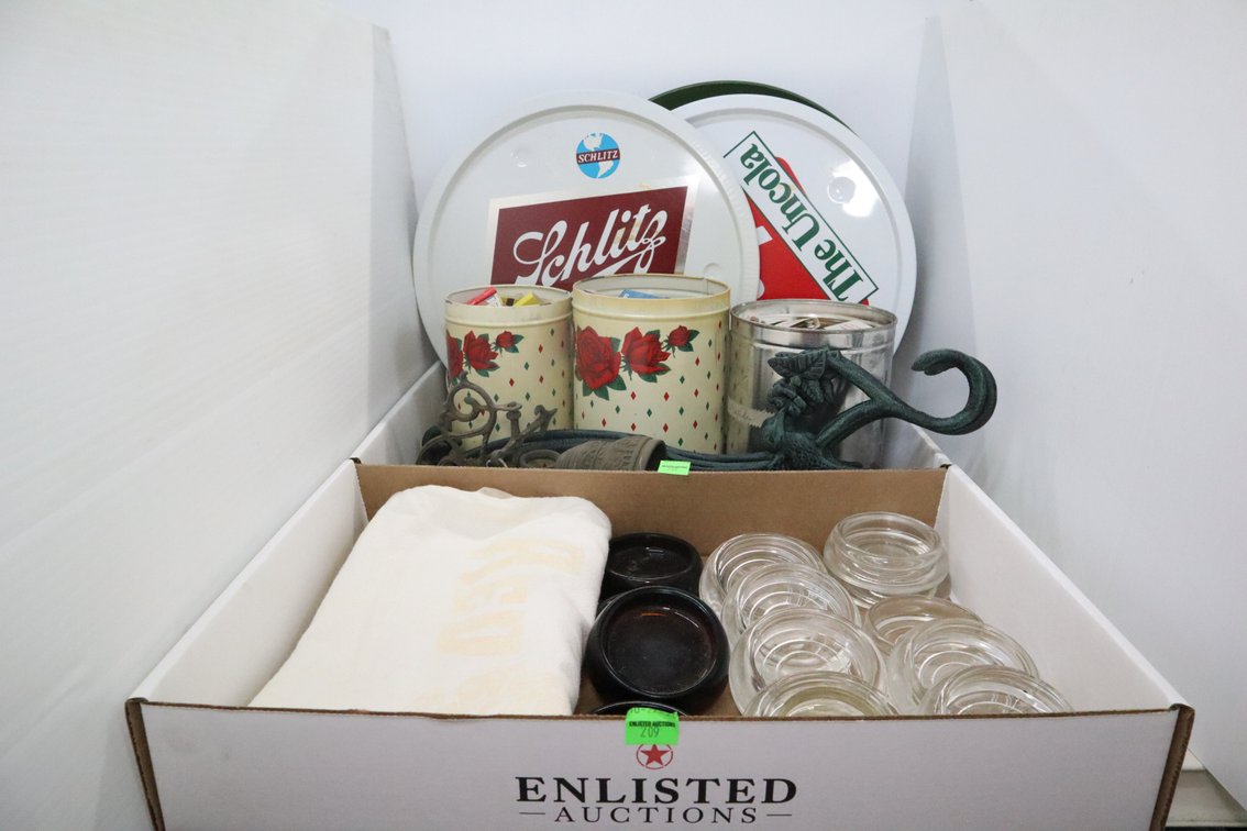 Beer Trays, Matchbooks, Bell, Glass Protectors