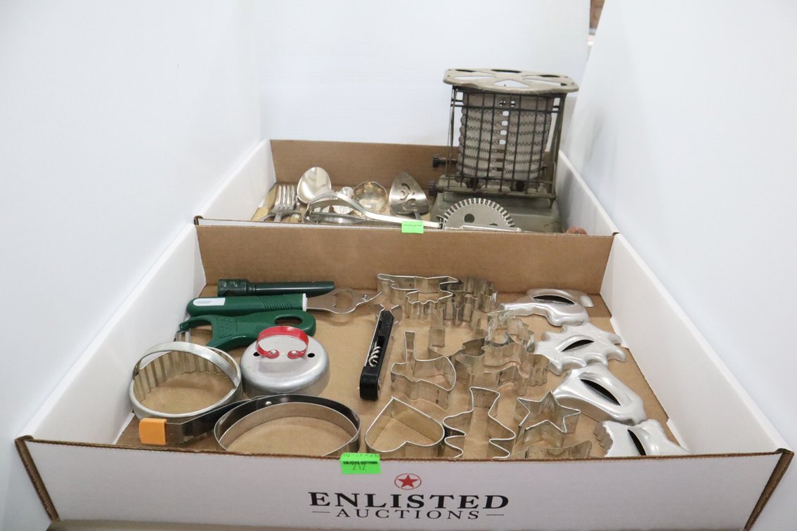 Cookie Cutters, Antique Toaster