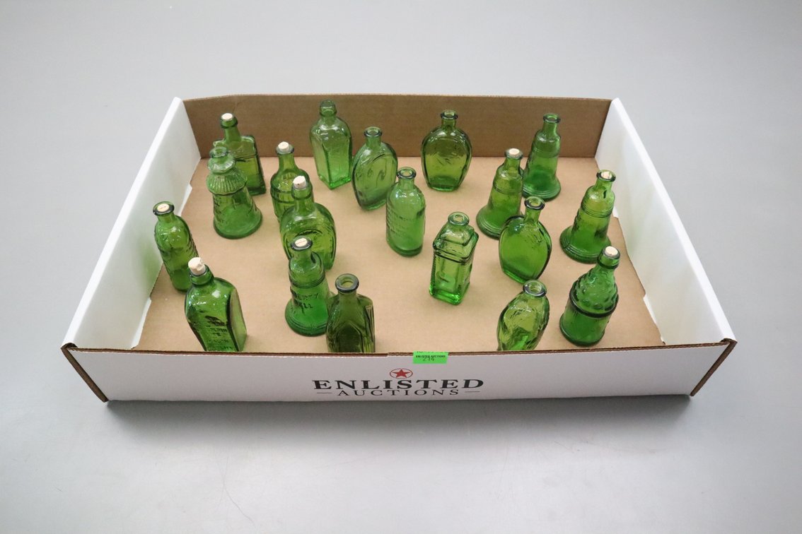 Miniature Green Bottles