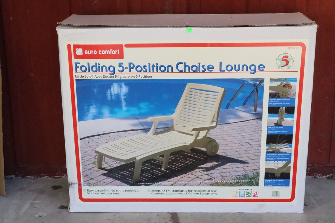 Chaise Lounge Chair In Box