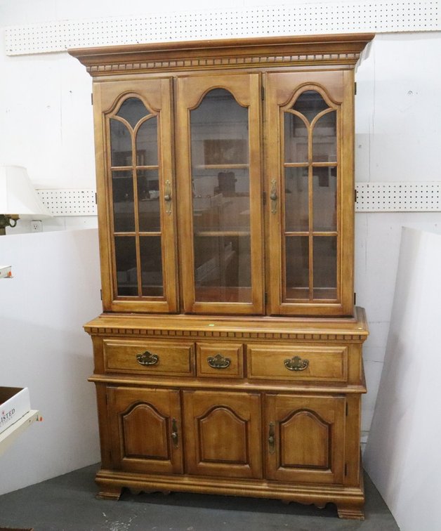 Two Piece China Cabinet