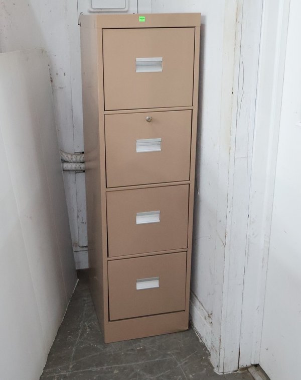 Four Drawer Metal File Cabinet