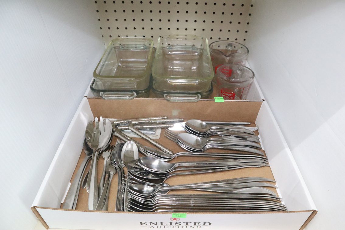 Kitchen Utensils And Loaf Pans