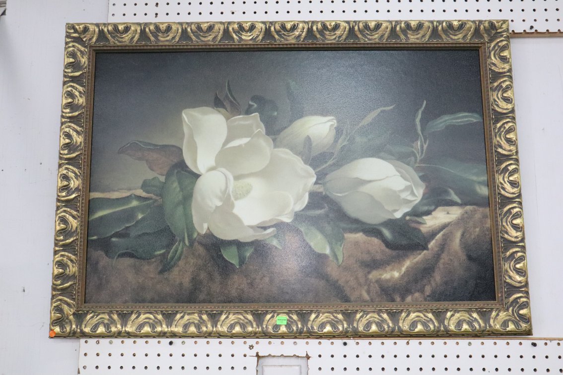Floral Print And Frame