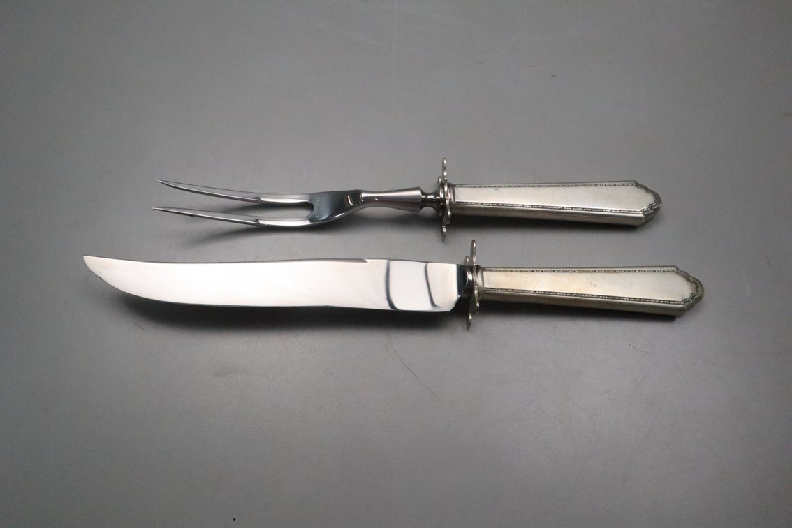 Sterling Silver Knife Carving Set