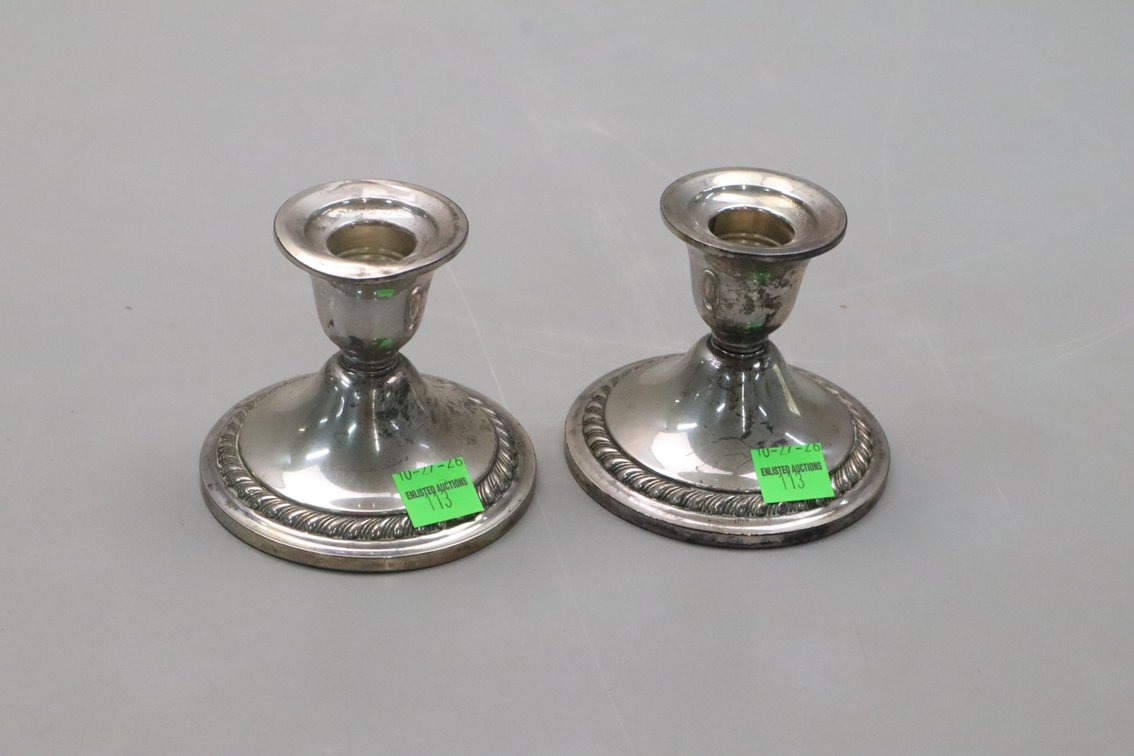 Sterling Weighted Candlesticks
