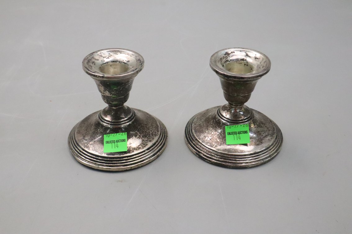 Sterling Weighted Candlesticks