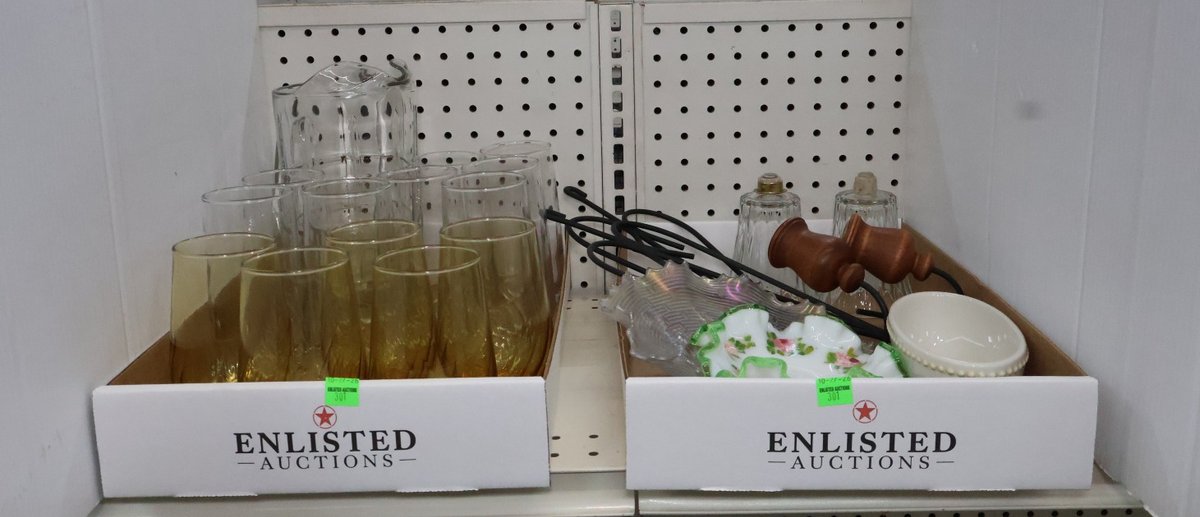 Drinking Glasses, Assorted Glassware