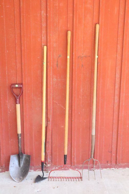 Rake, Shovel, Pitchfork