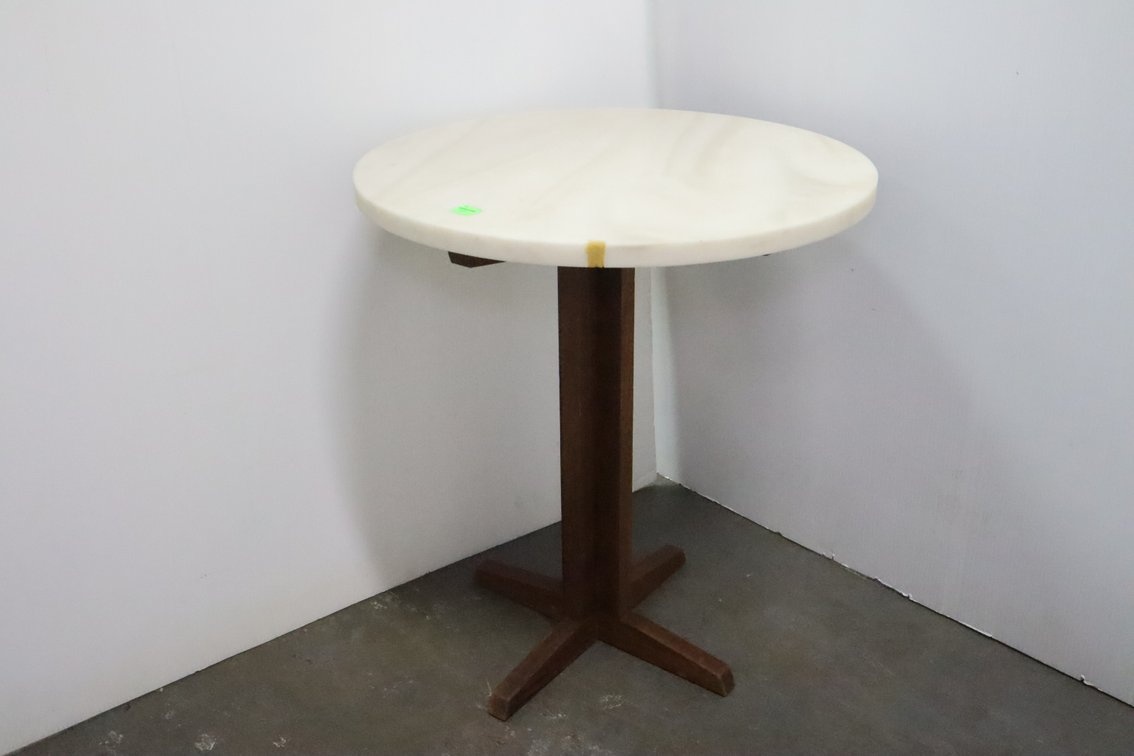 Marble Top End Table