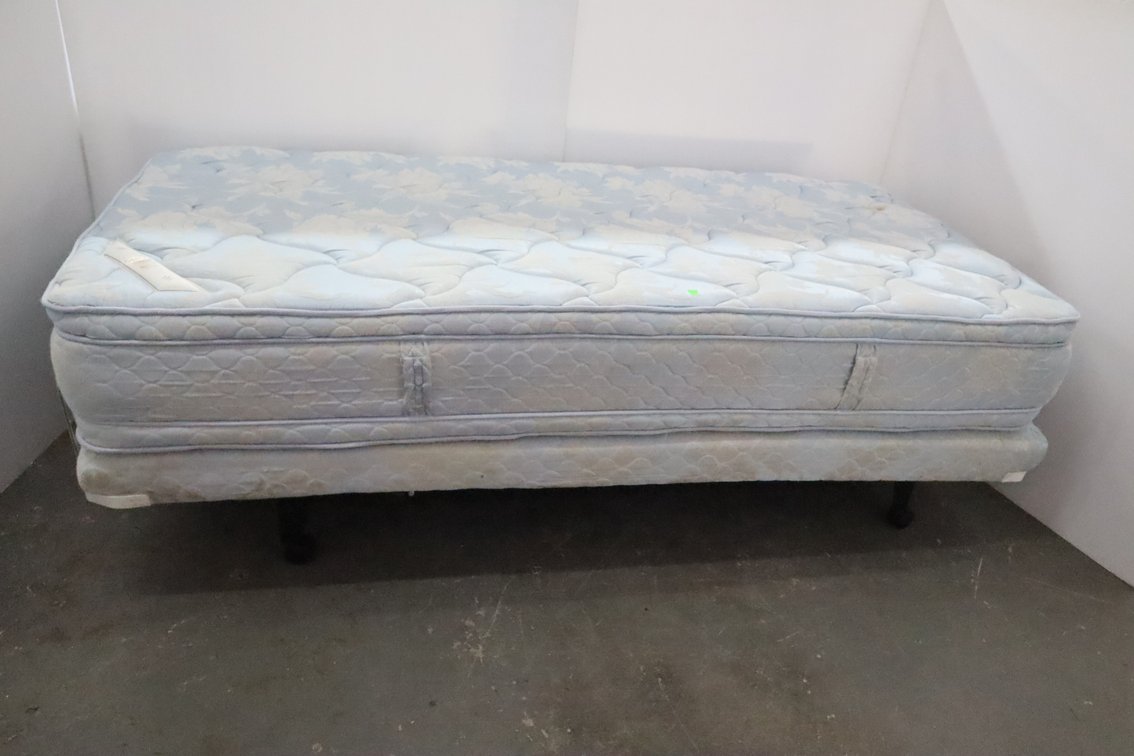 Twin Size Electric Adjustable Bed With Mattress
