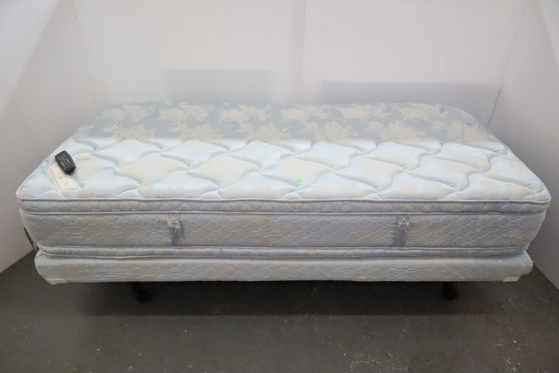 Twin Size Electric Adjustable Bed With Mattress