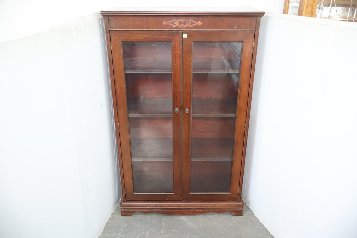Two-Door Bookshelf