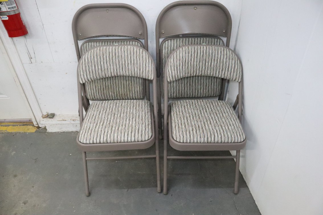 Four Folding Chairs