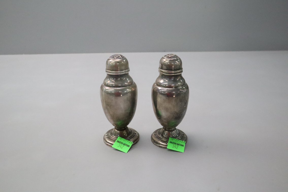 Sterling Silver Salt And Pepper Set