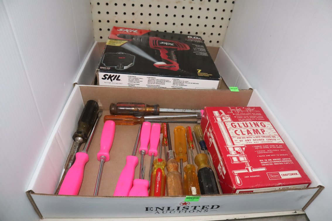 Electric Drill, Screwdrivers