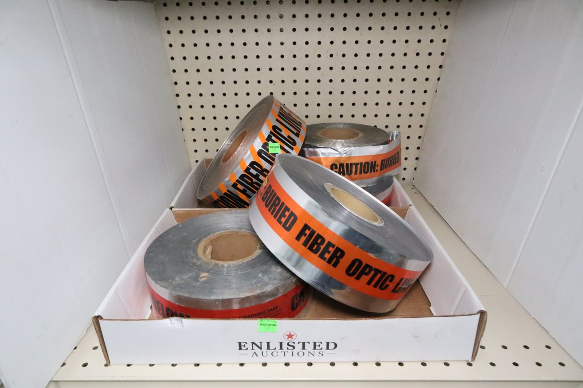 Buried Barricade Tape Rolls